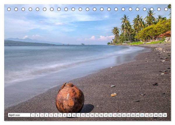 Produktbild: Java, Indonesische Insel im Feuerring (Tischkalender 2026 DIN A5 quer), CALVENDO Monatskalender