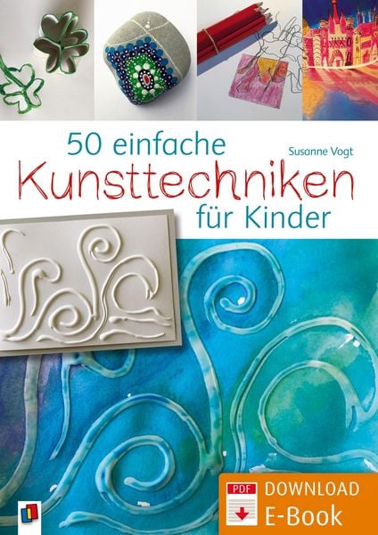 Produktbild: 50 einfache Kunsttechniken f&uuml;r Kinder