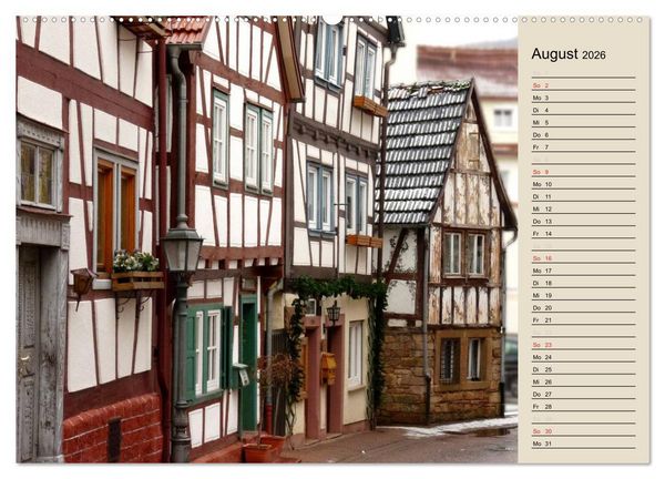 Produktbild: Bad Orb - Romantik im Spessart (hochwertiger Premium Wandkalender 2026 DIN A2 quer), Kunstdruck in Hochglanz