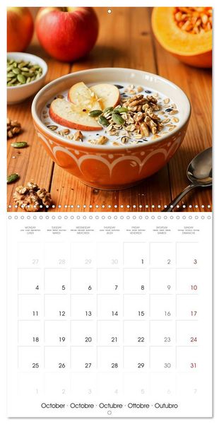 Produktbild: The Art of Muesli - A Year of Beautiful Breakfast Bowls (Wall Calendar 2027 12 &times; 12 Inch) CALVENDO 12 Month Wall Calendar