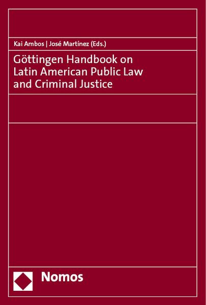 Produktbild: G&ouml;ttingen Handbook on Latin American Public Law and Criminal Justice