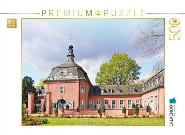 CALVENDO Puzzle Schloss Wickrath | 500 Teile Lege-Größe 48 × 36 cm Foto-Puzzle für Erwachsene