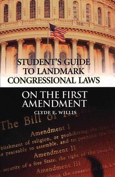 Produktbild: Student's Guide to Landmark Congressional Laws on the First Amendment