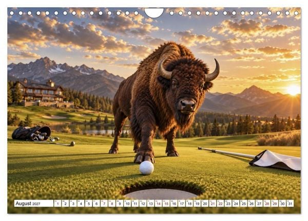 Produktbild: NICHT MEIN PROBLEM - Tiere mit Charakter (Wandkalender 2027 DIN A4 quer), CALVENDO Monatskalender