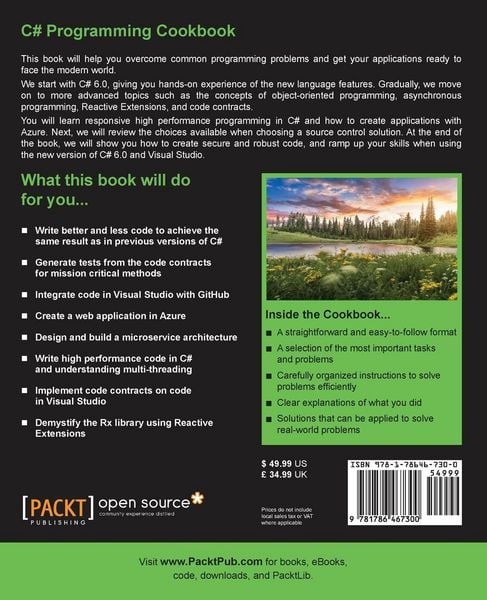 Produktbild: C# Programming Cookbook