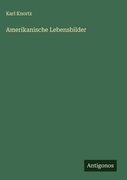 Produktbild: Amerikanische Lebensbilder