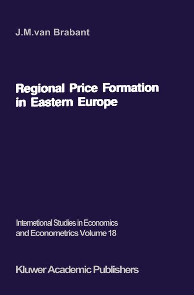 Produktbild: Regional Price Formation in Eastern Europe