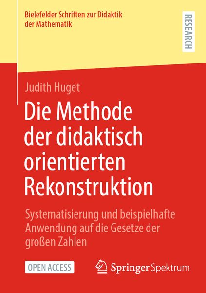 Produktbild: Die Methode der didaktisch orientierten Rekonstruktion