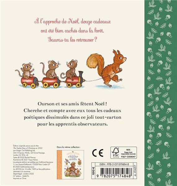 Produktbild: Les douze cadeaux de No&euml;l : 12 cadeaux &agrave; trouver