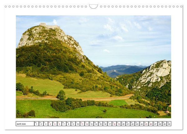 Produktbild: Ch&acirc;teaux OCCITANIE (Calendrier mural 2026 DIN A3 vertical), CALVENDO calendrier mensuel