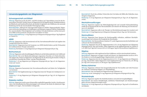 Produktbild: Die wichtigsten Nahrungserg&auml;nzungsmittel