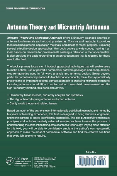 Produktbild: Antenna Theory and Microstrip Antennas