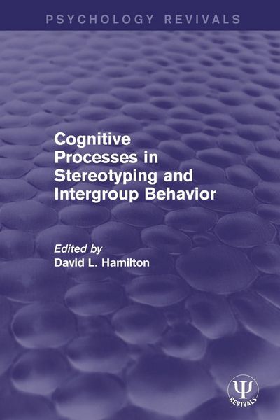 Produktbild: Cognitive Processes in Stereotyping and Intergroup Behavior