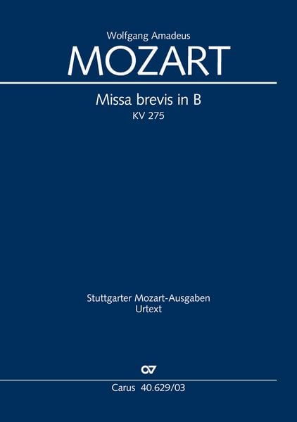 Produktbild: Missa brevis in B (Klavierauszug)