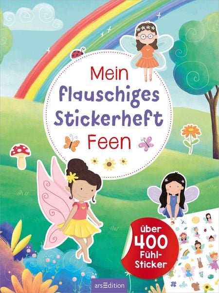 Produktbild: Mein flauschiges Stickerheft &ndash; Feen