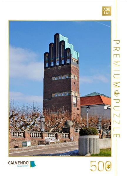 CALVENDO Puzzle Mathildenhöhe | 500 Teile Lege-Größe 48 × 36 cm Foto-Puzzle für Erwachsene