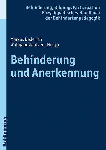 Produktbild: Behinderung und Anerkennung