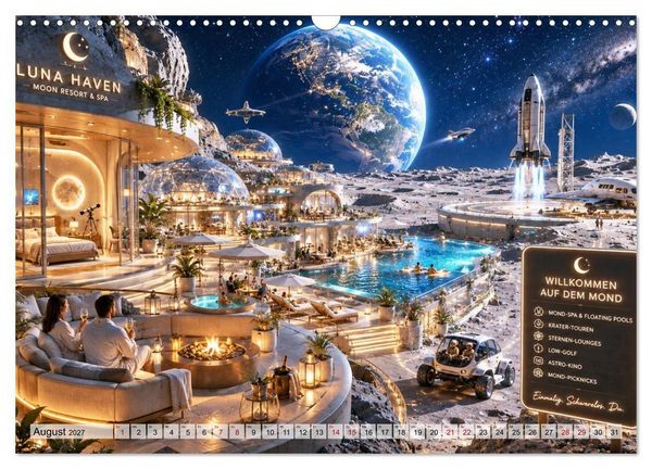Produktbild: Die verr&uuml;cktesten Urlaubsdestinationen (Wandkalender 2027 DIN A3 quer), CALVENDO Monatskalender