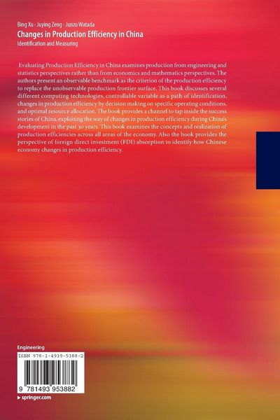 Produktbild: Changes in Production Efficiency in China