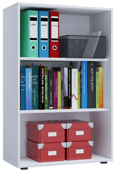 Holz Büro Regal Bücher Ordner Aktenregal Lona 3f