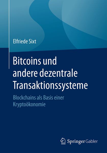 Produktbild: Bitcoins und andere dezentrale Transaktionssysteme
