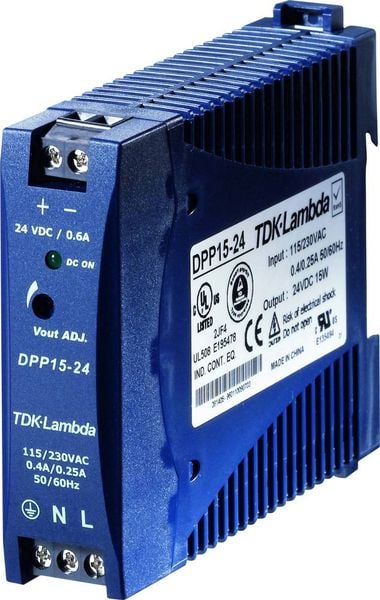 TDK-Lambda DPP30-12 Hutschienen-Netzteil (DIN-Rail) 12 V/DC 2.5 A 30 W Anzahl Ausgänge:1 x Inhalt 1 St.