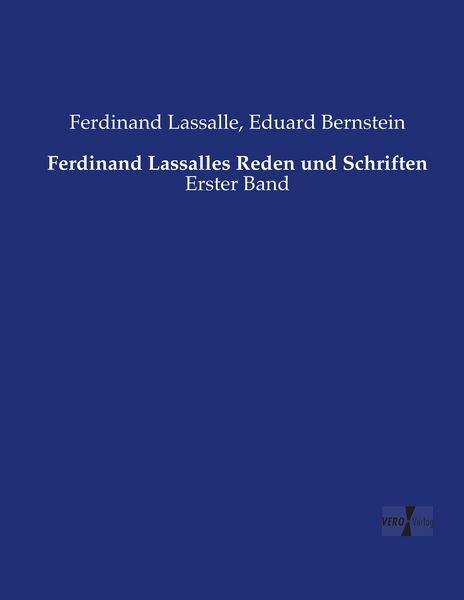 Produktbild: Ferdinand Lassalles Reden und Schriften
