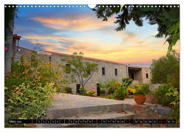 Produktbild: Kl&ouml;ster und Kirchen auf Kreta (Wandkalender 2026 DIN A3 quer), CALVENDO Monatskalender