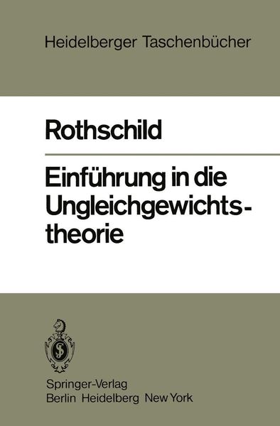 Produktbild: Einf&uuml;hrung in die Ungleichgewichtstheorie
