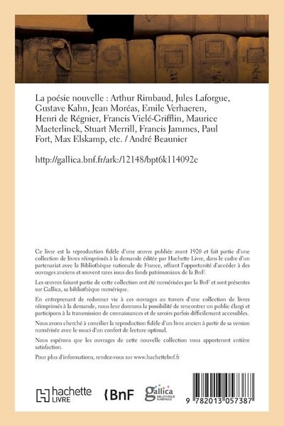 Produktbild: La po&eacute;sie nouvelle