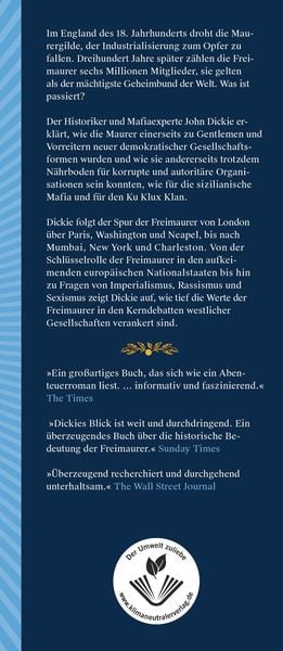Produktbild: Die Freimaurer &ndash; Der m&auml;chtigste Geheimbund der Welt
