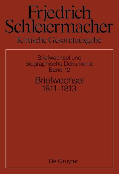Produktbild: Briefwechsel 1811-1813