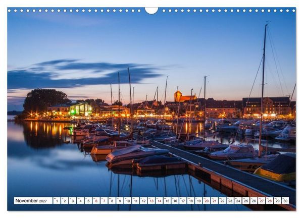 Produktbild: Waren M&uuml;ritz, nach Sonnenuntergang (Wandkalender 2027 DIN A3 quer), CALVENDO Monatskalender