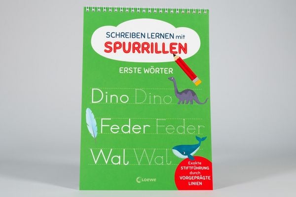 Produktbild: Schreiben lernen mit Spurrillen - Erste W&ouml;rter