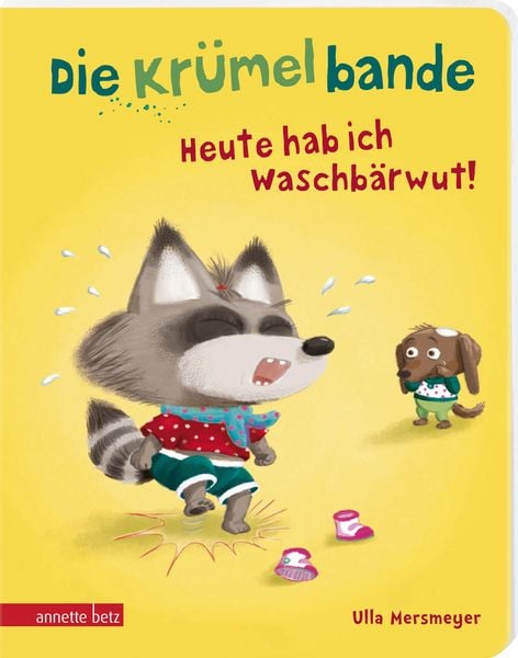 Die Krümelbande - Heute hab ich Waschbärwut!, Gebundene Ausgabe von Ulla Mersmeyer, Annette Betz im Ueberreuter Verlag, 9783219120356