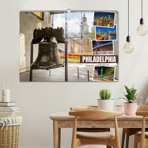 Produktbild: PHILADELPHIA Historie und Moderne (Wandkalender 2026 DIN A2 quer), CALVENDO Monatskalender