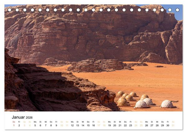 Produktbild: Jordanien - Land zwischen Antike und Moderne (Tischkalender 2026 DIN A5 quer), CALVENDO Monatskalender