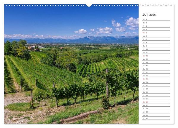 Produktbild: Friaul-Julisch Venetien - zwischen Alpen und Adria (hochwertiger Premium Wandkalender 2026 DIN A2 quer), Kunstdruck in Hochglanz