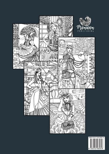 Produktbild: Steampunk - Malbuch f&uuml;r Erwachsene