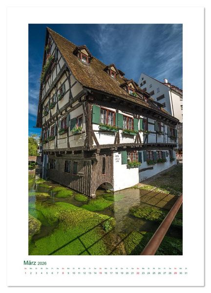 Produktbild: Ulm - Sehenswerte Gro&szlig;stadt an der Donau (Wandkalender 2026 DIN A3 hoch), CALVENDO Monatskalender
