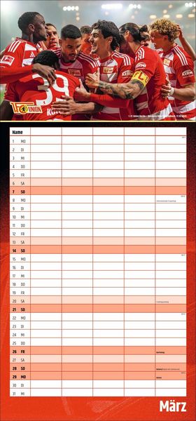 Produktbild: 1. FC Union Berlin Familienplaner 2027