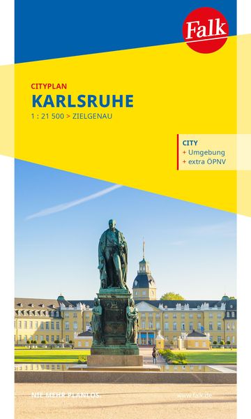 Produktbild: Falk Cityplan Karlsruhe 1:21.500