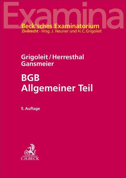 Produktbild: BGB Allgemeiner Teil