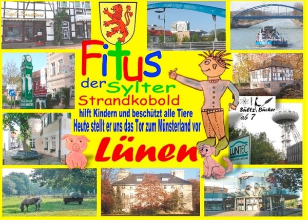 Produktbild: Fitus, der Sylter Strandkobold - Heute stellt er uns das Tor zum M&uuml;nsterland vor: L&uuml;nen