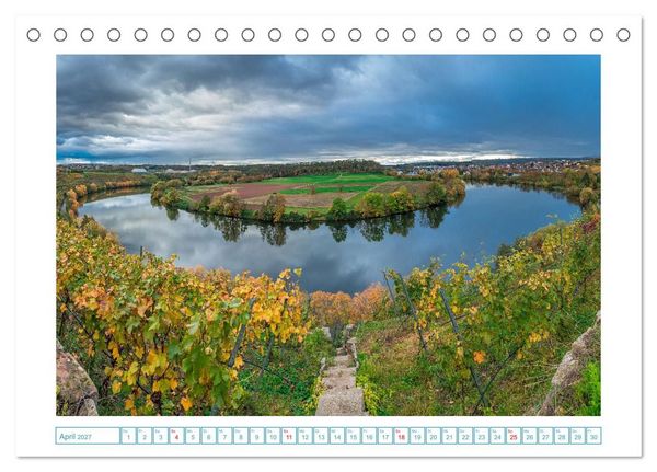 Produktbild: Naturwunder - Deutschlands Flussschleifen (Tischkalender 2027 DIN A5 quer), CALVENDO Monatskalender