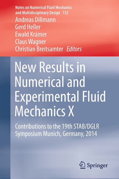Produktbild: New Results in Numerical and Experimental Fluid Mechanics X