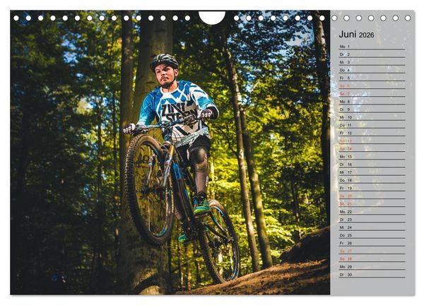 Produktbild: Mountainbike Action (Wandkalender 2026 DIN A4 quer), CALVENDO Monatskalender