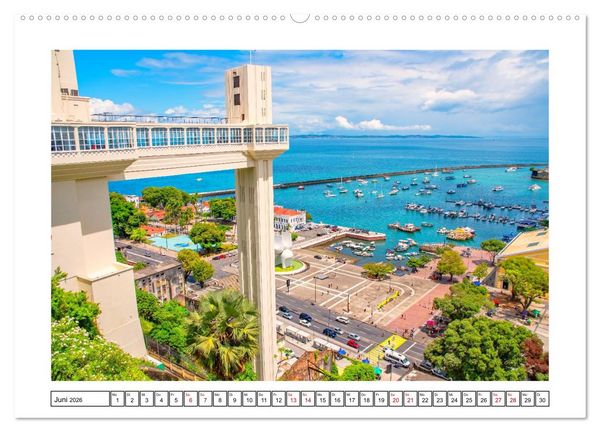 Produktbild: Brasiliens K&uuml;stenst&auml;dte - Rio de Janeiro, Olinda und Salvador de Bahia (Wandkalender 2026 DIN A2 quer), CALVENDO Monatskalender