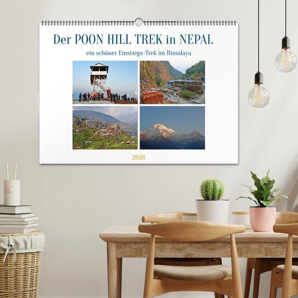 Produktbild: Der POON HILL TREK in NEPAL (Wandkalender 2026 DIN A2 quer), CALVENDO Monatskalender