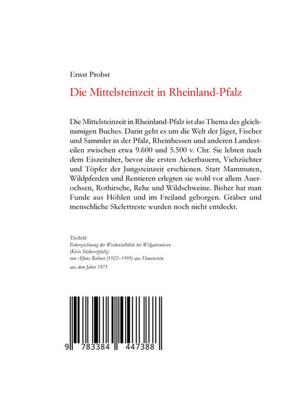 Produktbild: Die Mittelsteinzeit in Rheinland-Pfalz